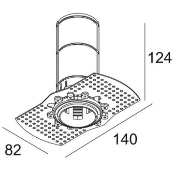 Delta Light Mounting kit Spy 39 Trimless in Montagemateriaal-1