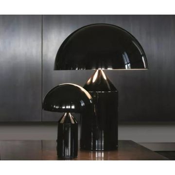 Oluce ATOLLO TABLE LAMP SMALL SIZE BLACK  Tafellamp zwart
