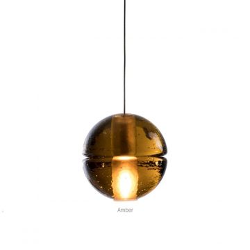 Bocci 14.1mi LED Amber glass Hanglamp oranje