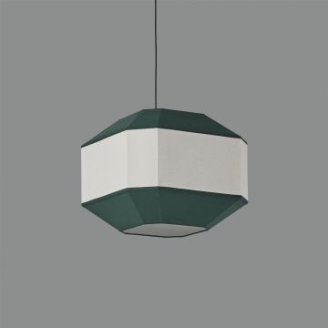 Brink V-merk Bauhaus Pendant 45 cm Green Hanglamp groen