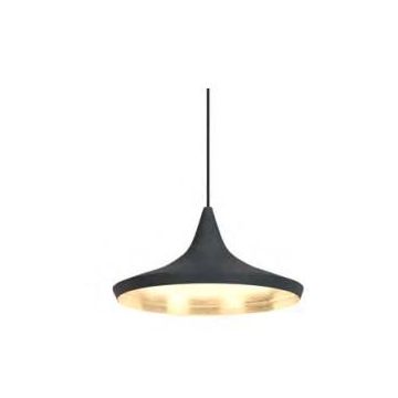 Tom Dixon Beat Wide LED Black Hanglamp zwart-1