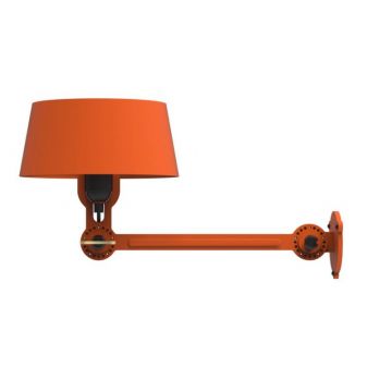 Tonone Bolt Wall Lamp - Under fit + Brass Wingnut Wandlamp oranje-1