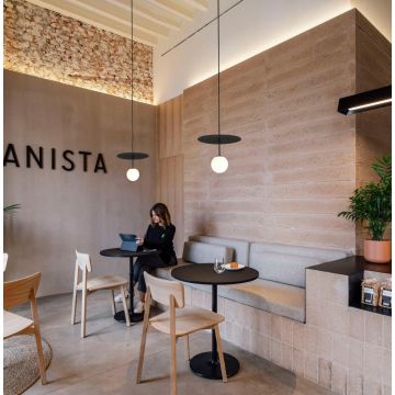 TossB CELESTE Suspension Sphere S - diam. 100mm - 5W G9 Hanglamp zwart-1