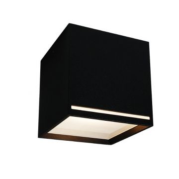 TossB Groove 150x150  Black E27 Plafondlamp zwart-1
