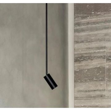 TossB Victor Rod LED 120CM suspension black  Hanglamp zwart-1