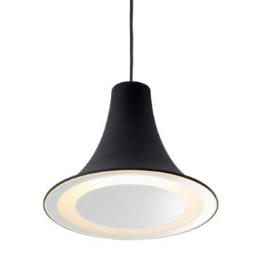 Trizo21 Sirens SU Frosted Glass 210 Hanglamp zwart-1