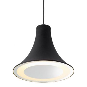 Trizo21 Sirens SU Frosted Glass 265 Hanglamp zwart-1