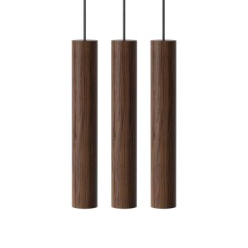 Umage Chimes Cluster 3 Dark Oak Hanglamp bruin-1