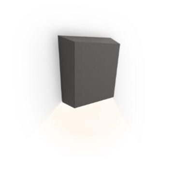 Vibia Break Plus black on/off 2700K Wand Tuinverlichting  zwart-1