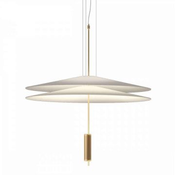Vibia Flamingo 1510 1-10V Push Gold 3500K Hanglamp goud/messing-1