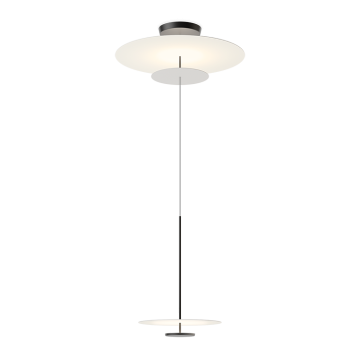 Vibia Flat 2700K 1-10V, Push off white Wandlamp wit-1
