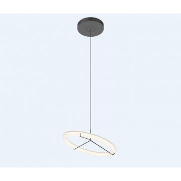 Vibia Halo jewel 3000K DALI 2m Built in Hanglamp zwart-1