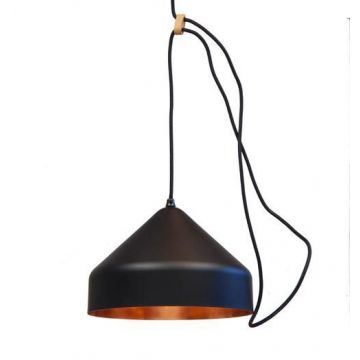 Vij5 Lloop Copper  Hanglamp zwart-1