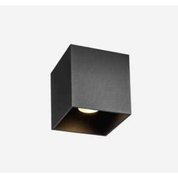 Wever & Ducré BOX 1.0 LED 3000K 8W 220-240VAC DALI CRI90 Plafondlamp zwart-1