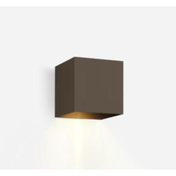 Wever & Ducré Box Wall Outdoor 1.0 3000K Bronze Wandlamp brons