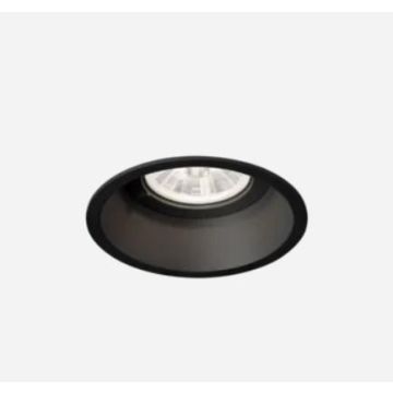 Wever & Ducré DEEP CEILING REC 1.0 LED 2700K B Downlighters zwart-1