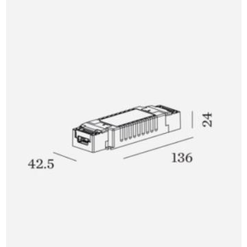 Wever & Ducré DRIVER 700mA 28W 3-40V DALI / PUSH DIM Trafo's  ballast wit-1