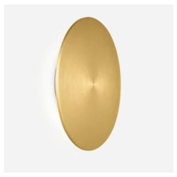 Wever & Ducré MILES WALL SURF 3.0 ROUND LED 2700K G Wandlamp goud/messing-1