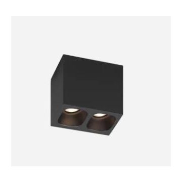 Wever & Ducré PIRRO SPOT CEILING SURF 2.0 LED 2700K B Spot zwart-1