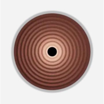 Wever & Ducré Tapis Soft 1.0 2700K Felt Oxide Red CRI90 phase-cut dim 9.0 W Wandlamp rood-1