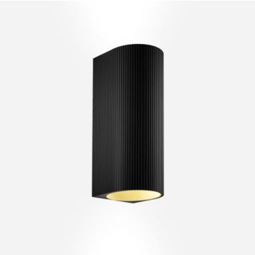 Wever & Ducré Trace 2.0 Jet Black / Champagne Wandlamp zwart-1