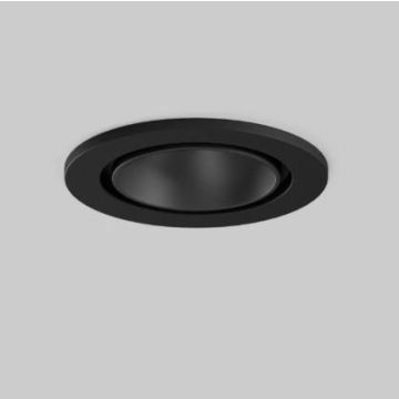 XAL SASSO 40 round downlight trim  4000K Dali, medium beam Downlighters zwart-1