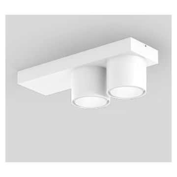 XAL SASSO 60 base ceiling round adjustable 2 lamps white/white Spot wit-1