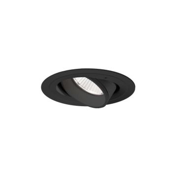 XAL Sasso 80 flush round trim Spot zwart-1