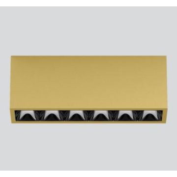 XAL UNICO L6 basic ceiling 3000 K CRI 90 DALI-2 IP20 2650lm 72° Plafondlamp goud/messing-1