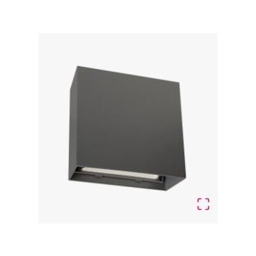 Zora CRUZ D LED Wall Light 3000K 12W Wandlamp donkergrijs-1