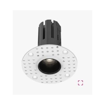 Zora Round recessed trimless downlight DALI - 8W, 3000K, 450lm, 38° Downlighters wit-1